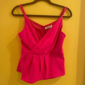 Hot pink top